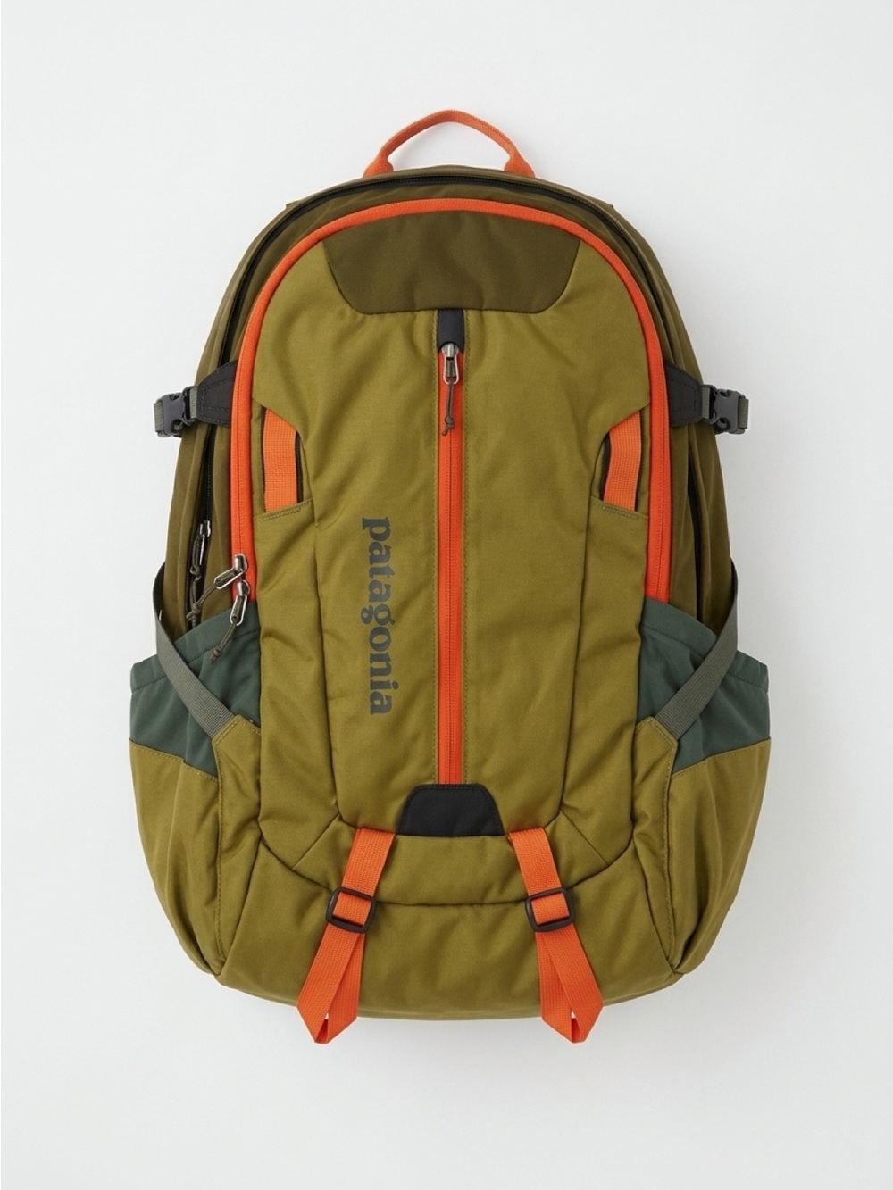 Patagonia Refugio Daypack 26L - Olive Green & Orange